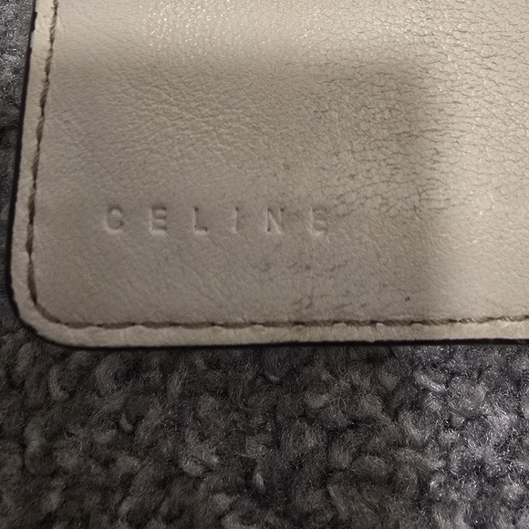 Celine Vintage Canvas Trifold Wallet Neutrals Classic Chic Luxury Minimalist - Picture 10 of 16